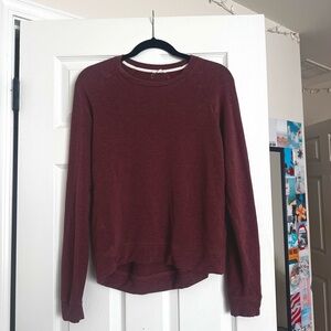 Maroon Pink/Purple Crewneck Sweatshirt Sweater